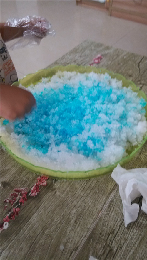 科学小实验盐变雪花图片