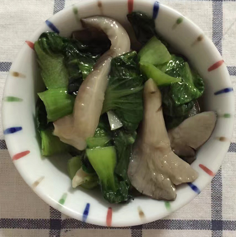 2蘑菇青菜