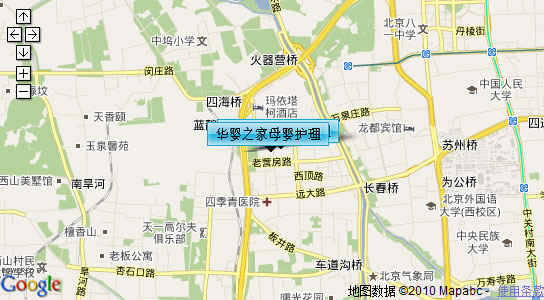 北京华婴之家母婴护理地图